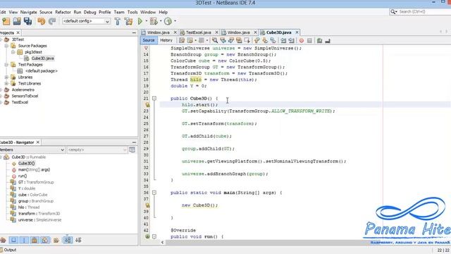 Creación y manipulación de objetos en tercera dimensión con Java 3D смотреть онлайн