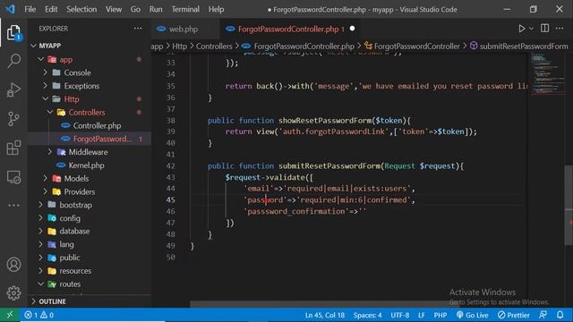 Laravel 8 in Tamil - 55 - How to create Custom Forgot Password Page? смотреть онлайн