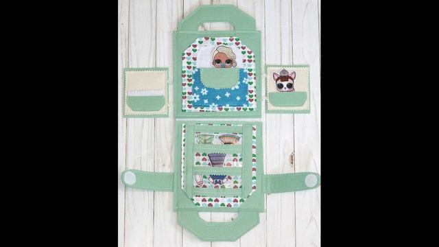 Развивающие книжки. Мини-домик для куклы. Шьем детям. Домик из фетра. Шьем из фетра