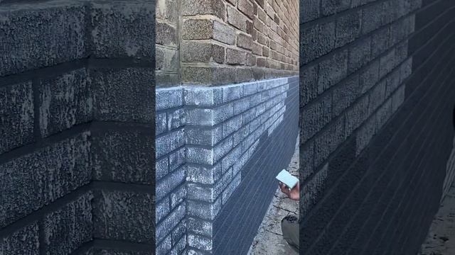 Покраска Декоративных Кирпичиков