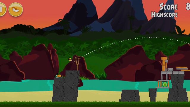 Rovio Classics Angry Birds Level 19-14 3 Stars смотреть онлайн