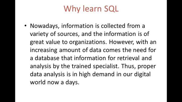 Free SQL Tutorial for beginners with examples смотреть онлайн