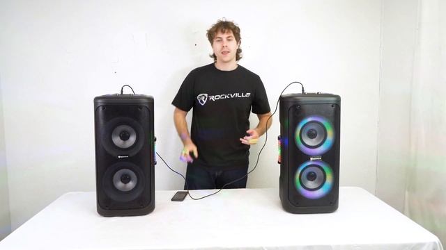 How To Use the Line Out w/ Your Rockville Go Party 6 Dual 6.5" Portable LED Party Bluetooth Speaker смотреть онлайн