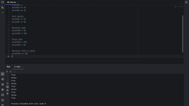 Python for Beginners | Comparison Operators смотреть онлайн