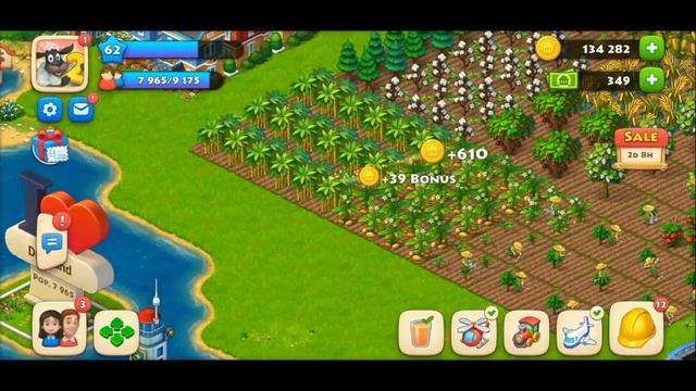 Township Level 62 - Filling Helicopter Orders in a Row #1 смотреть онлайн