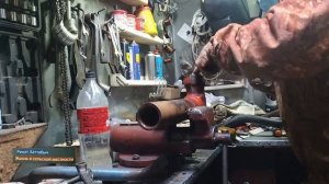 Незапланированный ремонт трактора Т-25. Сломался шкворень.