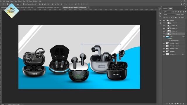How to design Google ad banner in Photoshop | A step-by-step Guide by ProLearn. смотреть онлайн