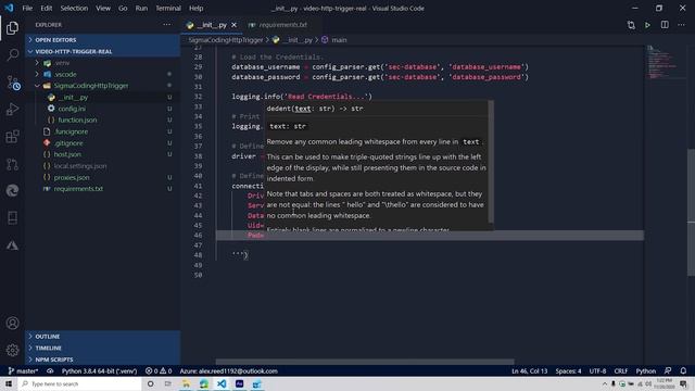 Azure Functions in Python | HTTP Triggers Pt. 2 смотреть онлайн