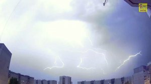 Гроза сильная