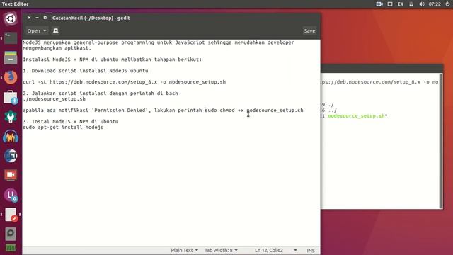 Cara Mudah Install NodeJS + NPM di Ubuntu смотреть онлайн