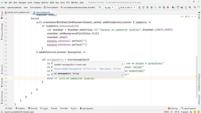 Curso de Firebase - Tratando Exceptions no Firebase #4 смотреть онлайн