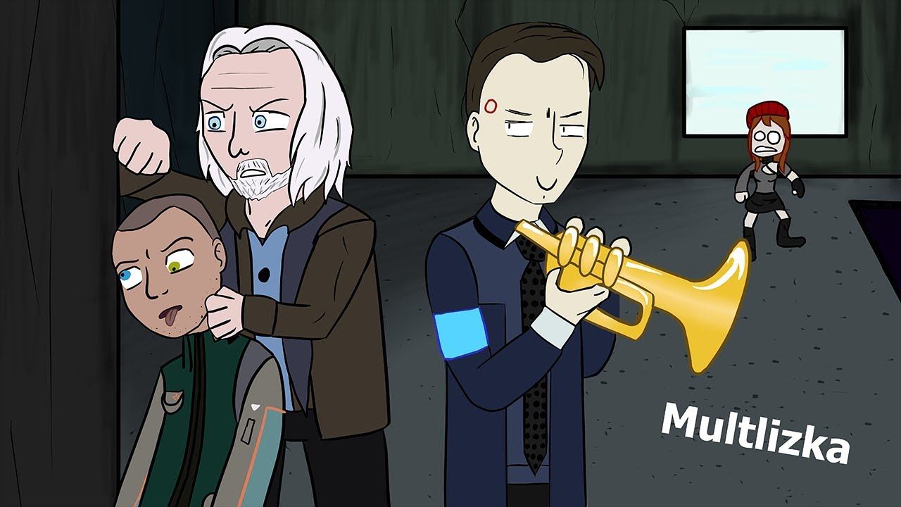 Detroit MEME | Анимация | Коннор,Маркус,Кэра,Хэнк смотреть онлайн