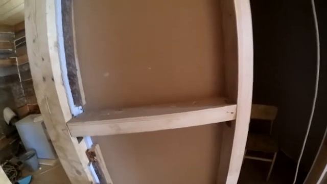 Зашиваю санузел гипсокартоном в деревянном доме. смотреть онлайн