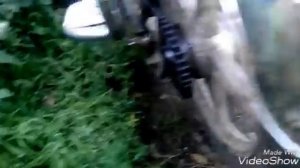 Как снять заднее колесо с мопеда альфа.