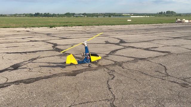 RC Autogyro. Неудачный полет модели автожира. смотреть онлайн