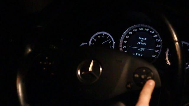 Mercedes E-class отключение ESP, ABS, EBD смотреть онлайн