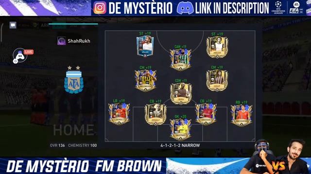 FIFA MOBILE LIVE : FM BROWN meets MYSTERIO || H2H смотреть онлайн