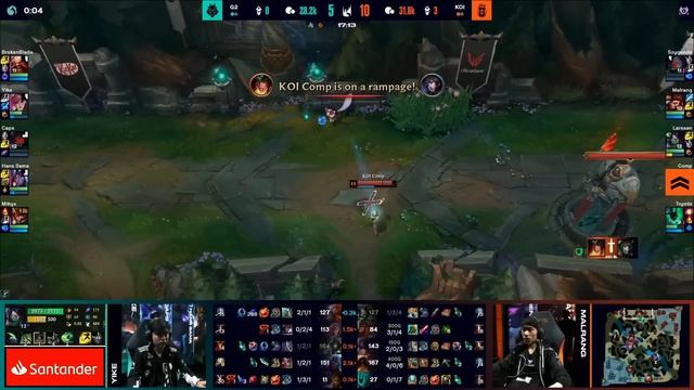 G2 vs KOI Highlights Game 3 | LEC Group Stage Day 2 | G2 Esports vs KOI G3 смотреть онлайн