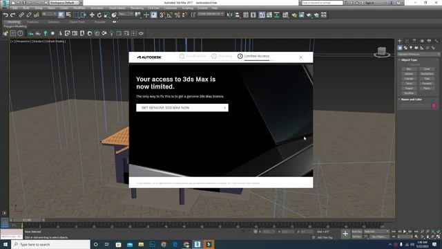 3DS MAX || YOUR ACCESS TO 3DS MAX IS NOW LIMITED || How To Remove Autodesk Warning In 3DS MAX ||