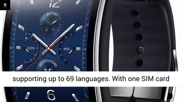 Samsung Galaxy Gear S SM-R750 Curved Super AMOLED Smart Watch - Black