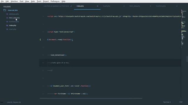 PHP CRUD via AJAX episode 2 смотреть онлайн