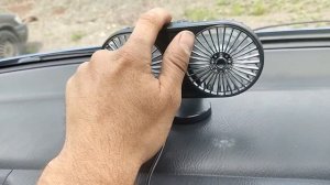 Обзор на двойной автомобильный вентилятор USB F211 | Отзыв