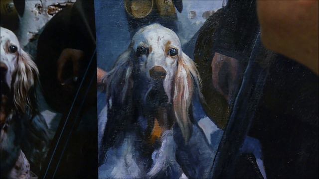 Figure Oil Painting - How To Paint A Dogs Face In Oil Colors - Artist Knut Andre Vikshåland