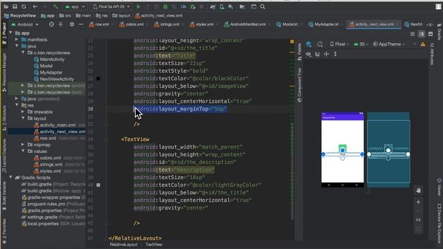 Android kotlin RecyclerView & CardView + Intent（Part2） смотреть онлайн