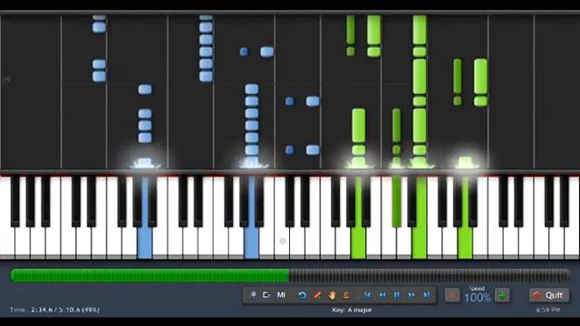 Lady Gaga - Edge Of Glory Piano Tutorial смотреть онлайн