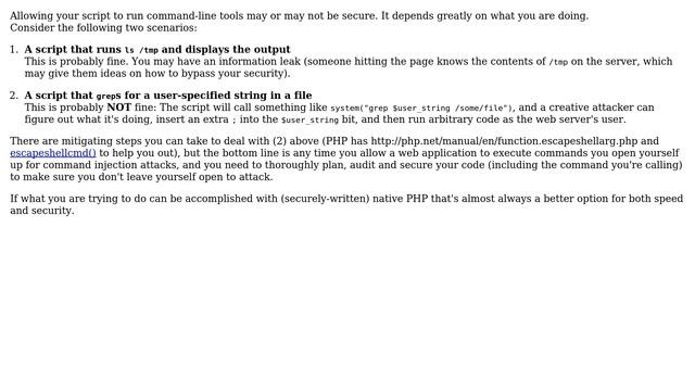DevOps & SysAdmins: Security issues of Running command with PHP script (3 Solutions!!) смотреть онлайн