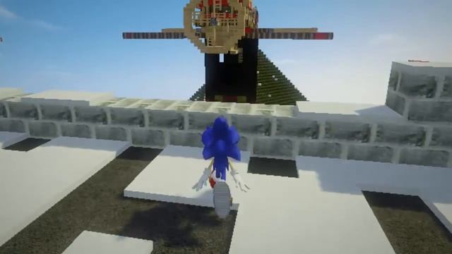 Sonic в Minecraft карта на прохождение смотреть онлайн