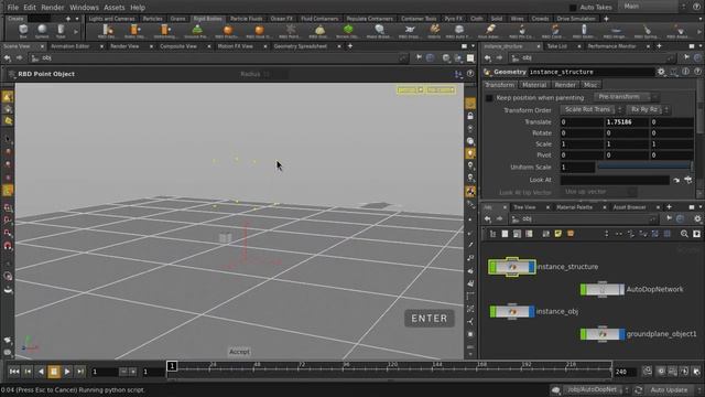 Houdini | RBD Instance смотреть онлайн