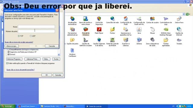 Como arrumar server de minecraft, FAILED TO BIND TO PORT Win XP e 7 смотреть онлайн
