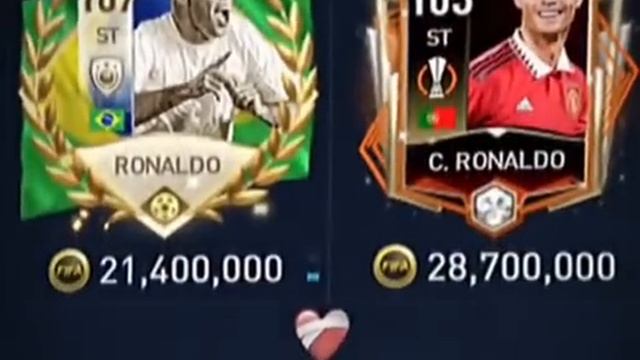 Ronaldo VS Ronaldo nazario Card fifa смотреть онлайн