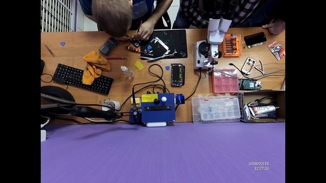 Смартфон Samsung j7 - замена дисплея смотреть онлайн