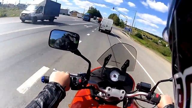 Kawasaki Versys 650 ( поездка на дачу )