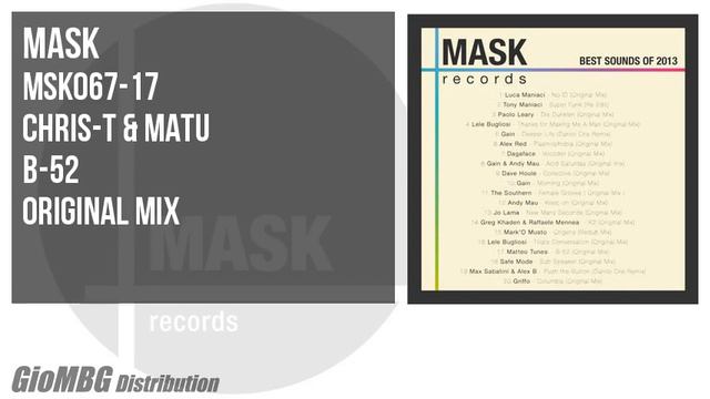 Chris-T, Matu - B-52 [Original Mix] MSK067 смотреть онлайн