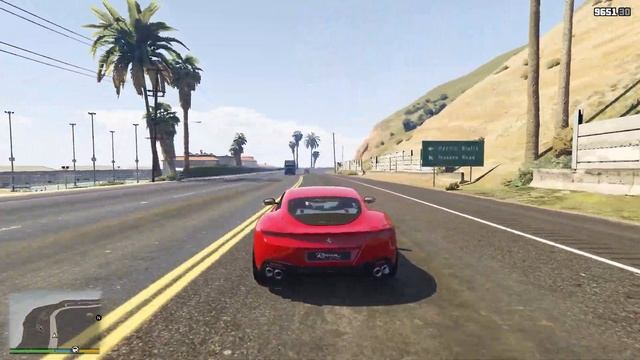 2022 FERRARI ROMA Super Car - GTA 5 gameplay смотреть онлайн