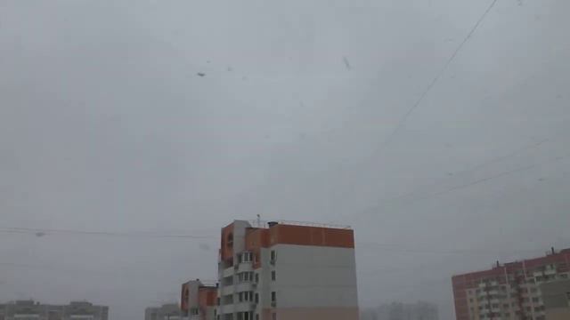 Краснодар, Россия. День 6 января. Рождественский снег продолжает падать! смотреть онлайн