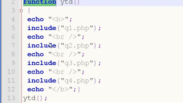 PHP Function YTD 10b смотреть онлайн