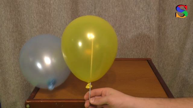 Фокус с воздушным шариком / Focus with balloon popping смотреть онлайн