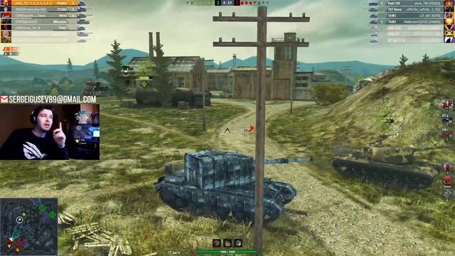 АТАКУЮЩИЙ СВЕТЛЯК FV4005 ● ТАК БЕЗ КУСТОВ ЕЩЕ НЕ ИГРАЛИ ● WoT Blitz смотреть онлайн