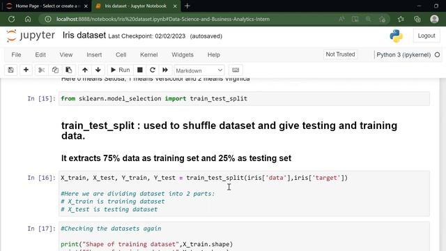 Iris Dataset The Sparks Foundation Internship смотреть онлайн