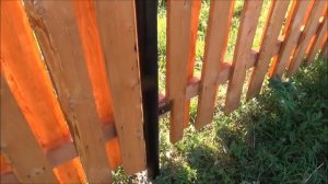 Проветриваемый деревянный забор своими руками