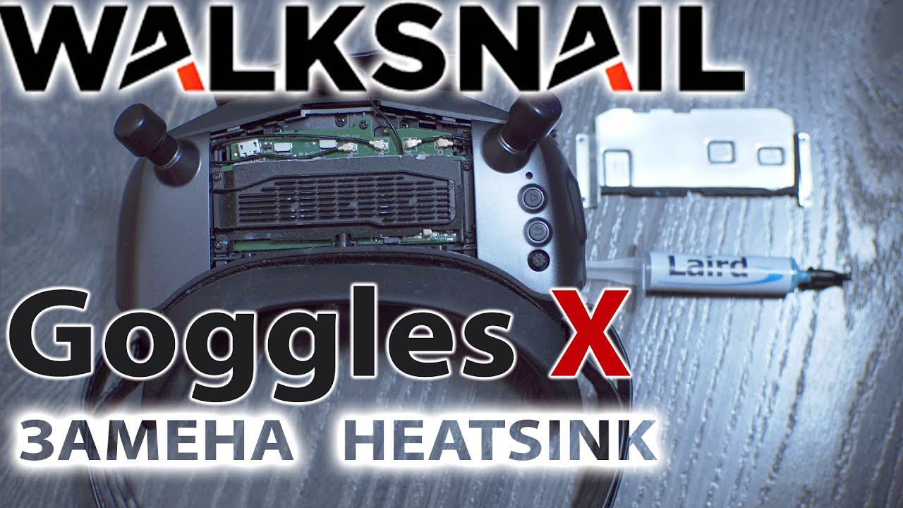 Замена радиатора/heat sink на Walksnail Avatar HD Goggles X смотреть онлайн