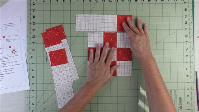 0614 Flying Squares Free Jelly Roll Quilt Block tutorial смотреть онлайн