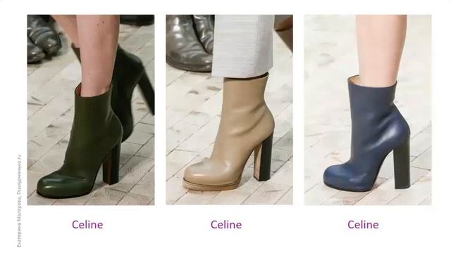 Ботильоны - Отрывок из семинара Аксессуары сезона осень зима 2013/2014