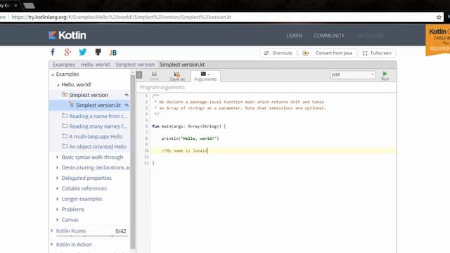 Kotlin - Comments in Koltin Programming Language - 6 смотреть онлайн
