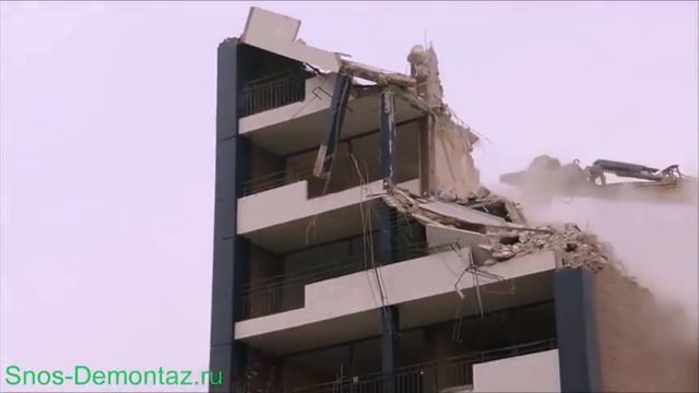 Снос многоэтажного дома. Снос здания. смотреть онлайн