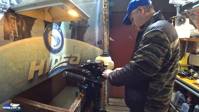 Пробуем раздушить лодочный мотор 5 л.с смотреть онлайн